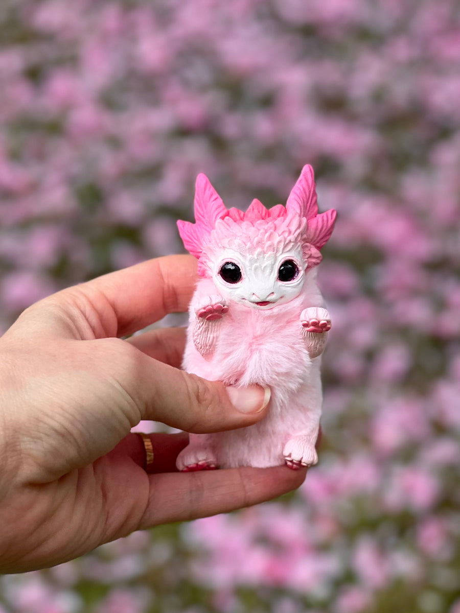 Tiny flower dragon– Baby pink – Gift of Mercury