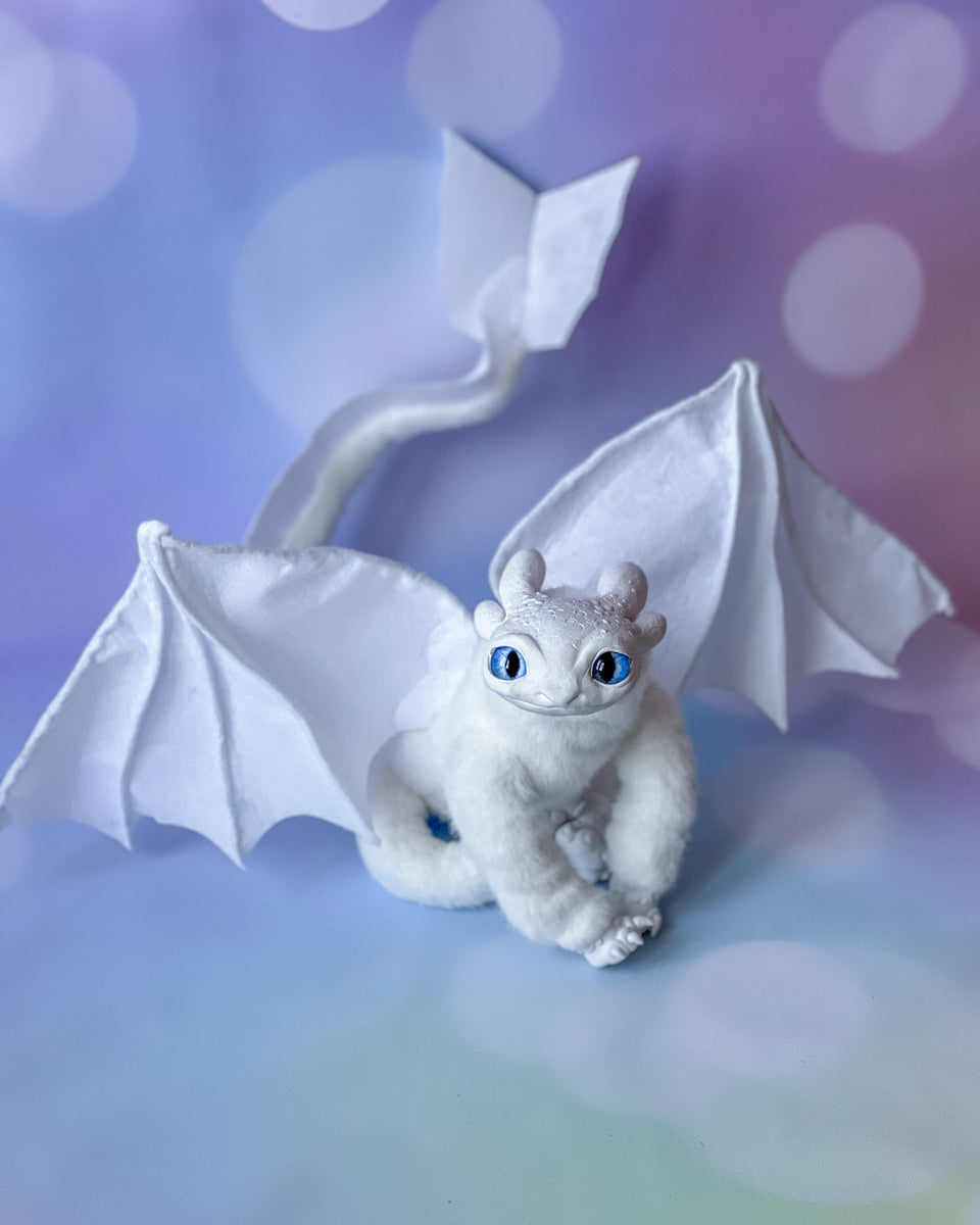 Doll Night Light Dragon Plush Realistic Night Fury Dragon Stuffed