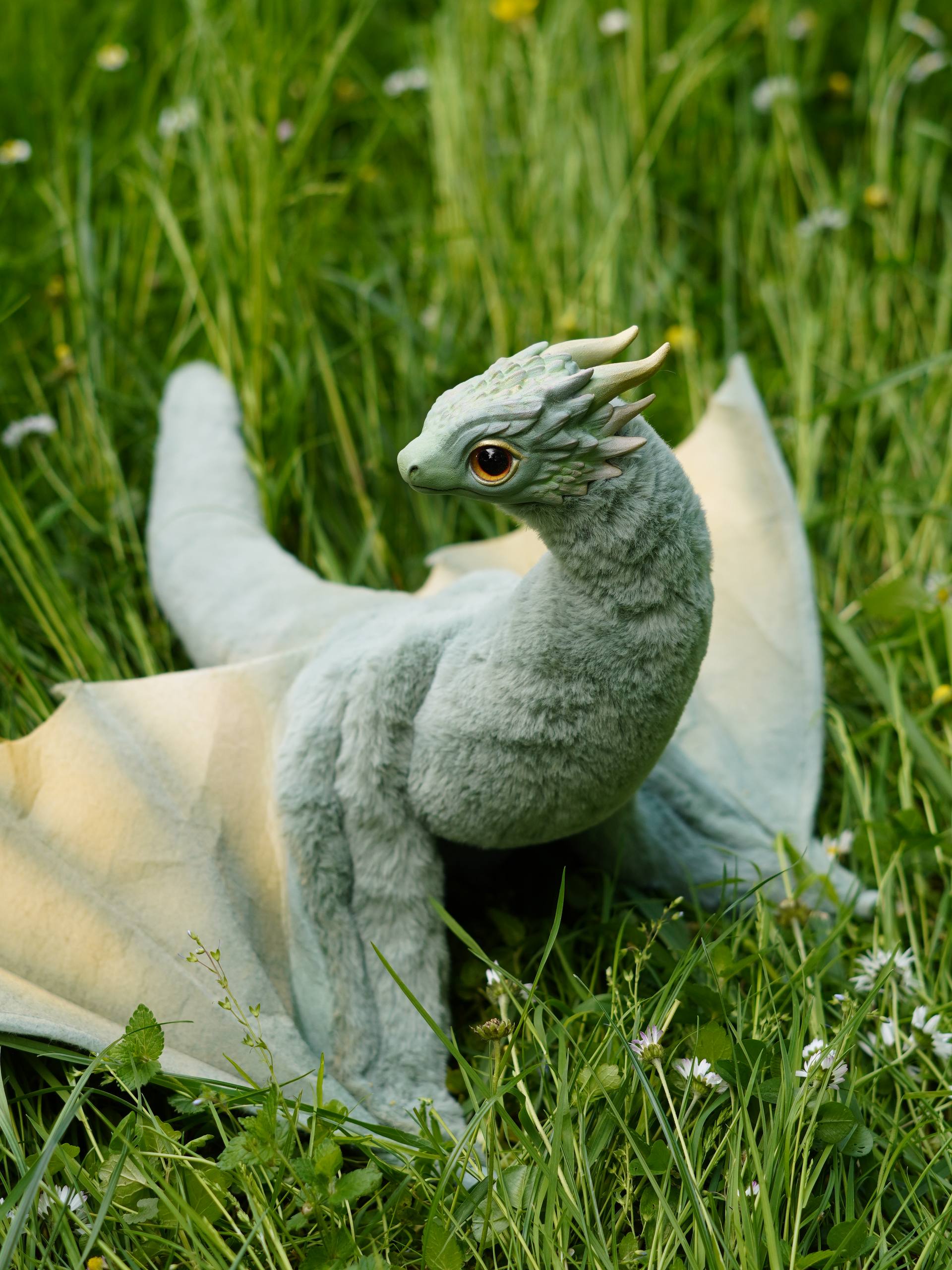 Big fairytale dragon – green – Gift of Mercury