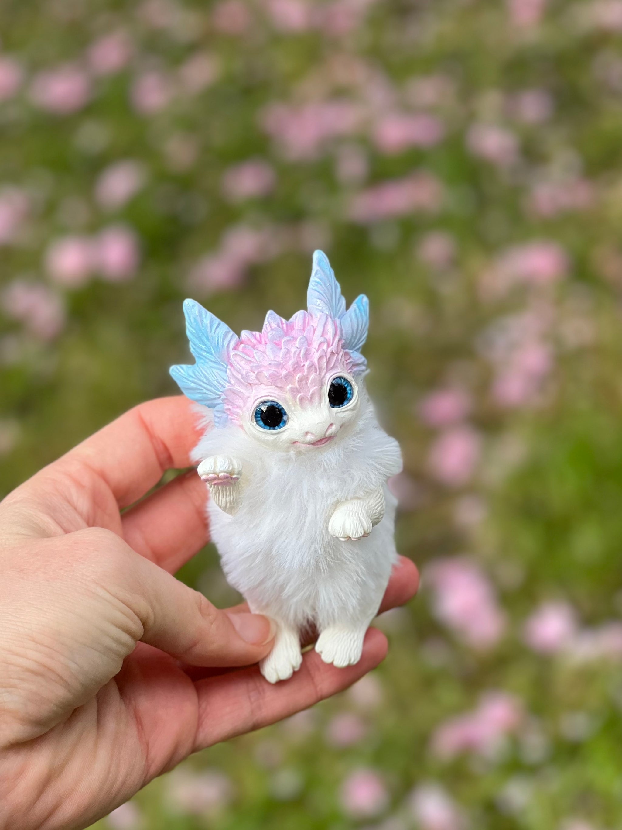 Tiny flower dragon– Sakura light pink – Gift of Mercury