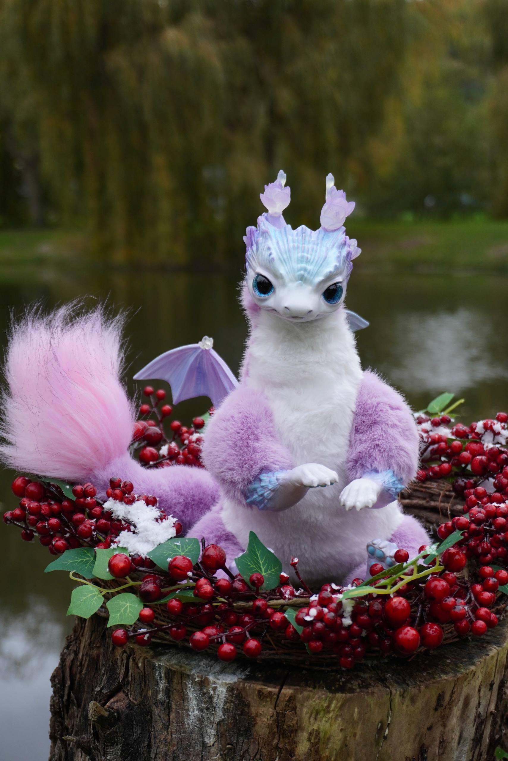 Crystalbloom Dragon — Purple – Gift of Mercury