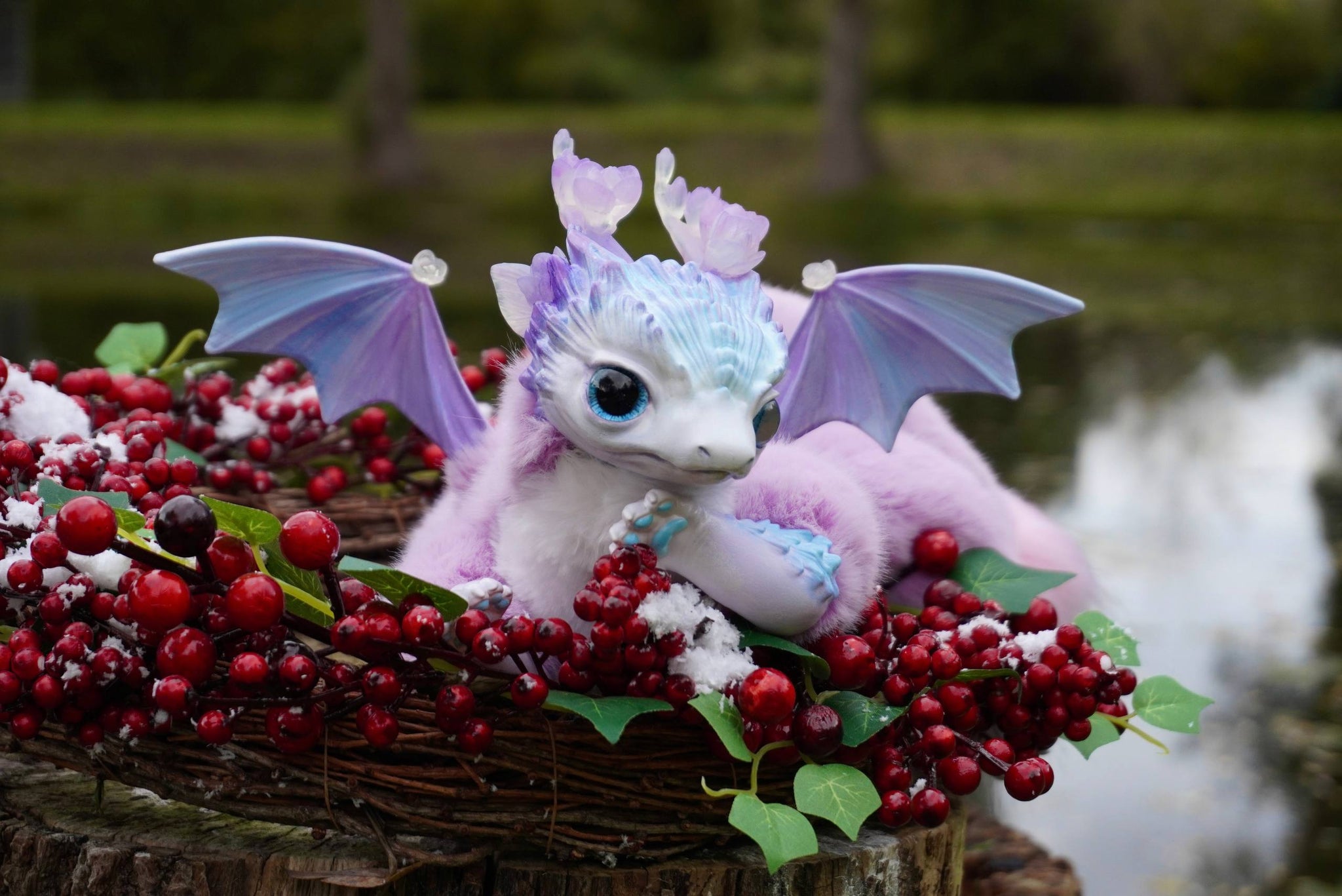 Crystalbloom Dragon — Purple – Gift of Mercury